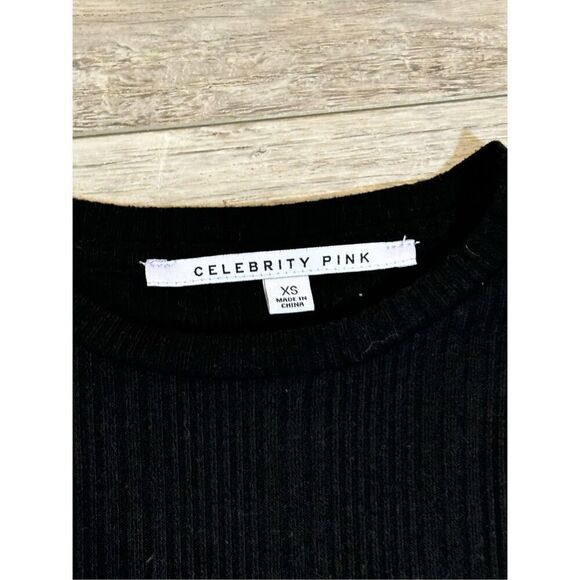 Celebrity pink fitted black and white tops/blouses size XS - Picture 8 of 10